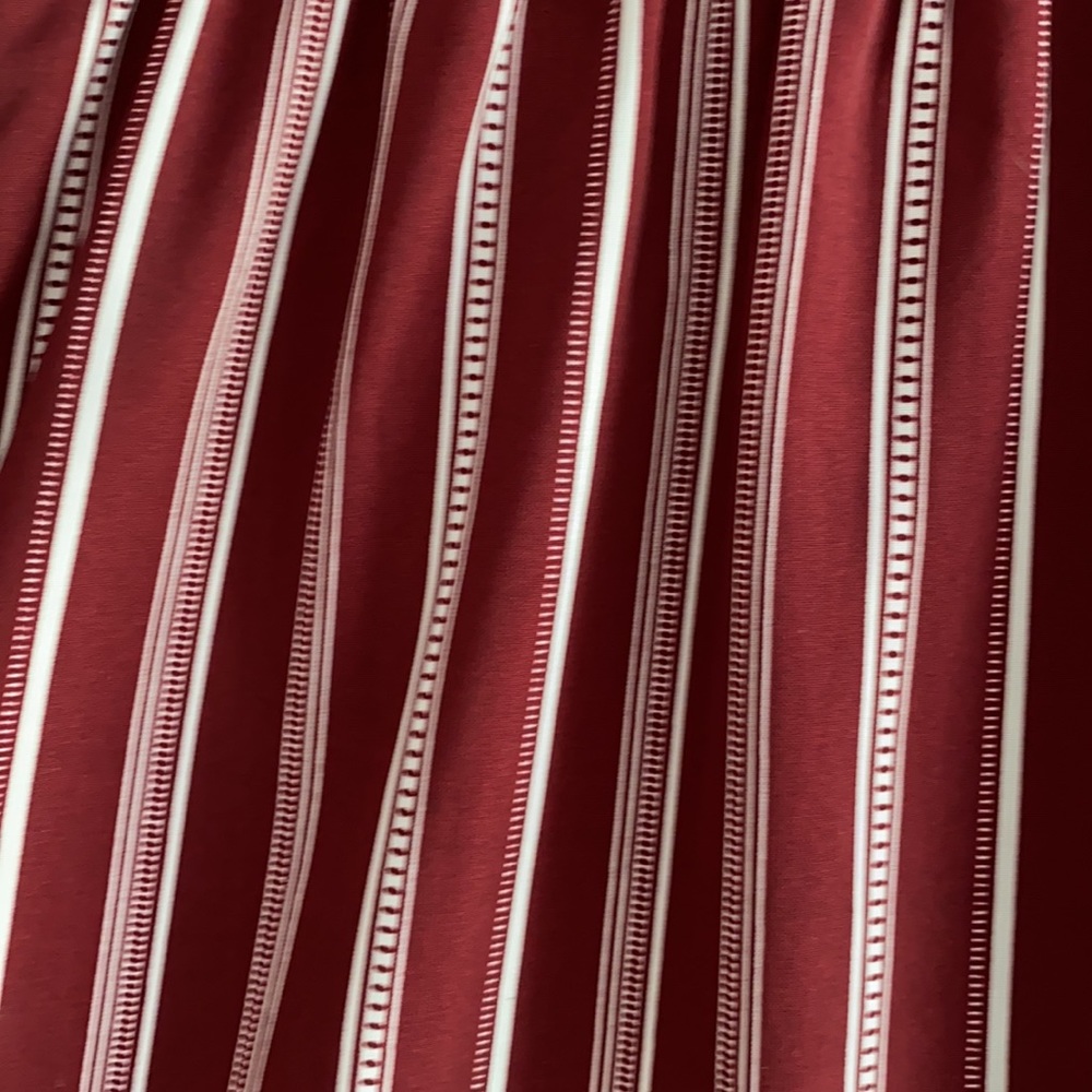 Rokoko burgundy stripe midi dress. Size S - Picture 9 of 9